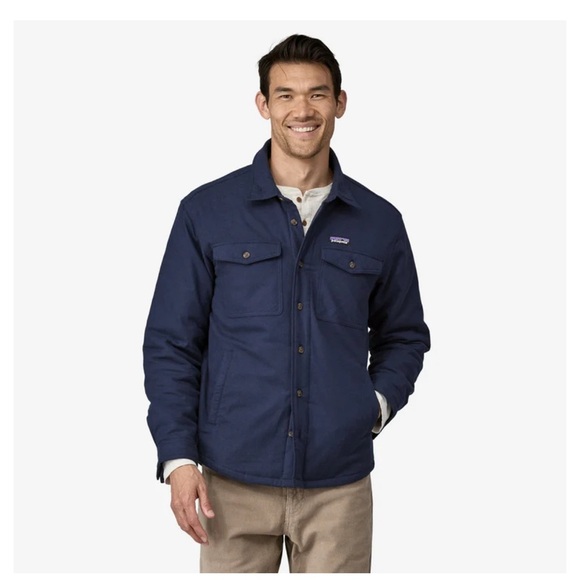 PATAGONIA MEN'S LIGHTWEIGHT INSULATED FJORD FLANNEL SHIRT - Picture 1 of 6